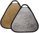 iShoot Blenda triunghiulara cu maner gold-silver 30cm