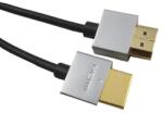 PremiumCord Cablu HDMI slim, High Speed Ethernet, Versiunea 2.0, 4Kx2K@60hz, conectori auriti, 1m, PremiumCord, kphdmes1
