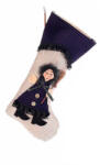 Decorer Ciorap decorativ Halloween Befana textil multicolor III cm 22 x 35 H (A56.35.74C)