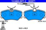 ATE set placute frana, frana disc ATE 13.0460-2971.2 (13.0460-2971.2)