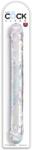 King Cock Clear 18 Inch Dildo Dublu Realist și Flexibil, Transparent, 46 cm Dildo