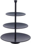 Excellent Houseware Suport servire cu 3 nivele Excellent Houseware, metal, 25x36.5 cm, negru (KO-A12405490) Tava
