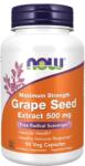 NOW Extract din sâmburi de struguri NOW, 500 mg (90 capsule)