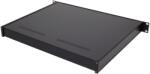 COMBIPLAST Carcasă 19" 1U neagră din oțel (CP-37-3B)