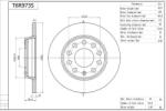 AISIN Disc frana AISIN T6R973S (T6R973S) - automobilus