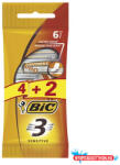 BIC Borotva BIC 3 Sensitive férfi 3 pengés 4+2 darab/bliszter