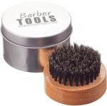 Barber Tools Perie pentru Barba cu Cutie Metalica, Bartburste, Perii Naturale, Design Rotund (86336925)