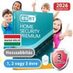 ESET home Security Premium (3 eszköz, 2 év, hosszabbítás) (Elektronikus licenc) 30% kedvezménnyel tanárok, diákok, nyugdíjasok, EÜ dolgozók részére