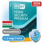 ESET home Security Premium (5 eszköz, 3 év, hosszabbítás) (Elektronikus licenc)