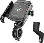 FIXATO Suport de telefon pentru Bicicleta/Motocicleta/Scuter/Trotineta, montare sigura, constructie durabila, FIXATO, Negru (suport-telefon-tip10)