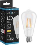 Mexen Vintis, LED izzószálas izzó E27, ST64, 4 W, meleg fehér 2700K, átlátszó, L152-E27-0427-00 (L152-E27-0427-00)