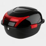 FIXATO Cutie portbagaj moto / scuter, 41x38x28 cm, FIXATO, cu cheie și sistem antifurt, Negru (cutie-moto-1)