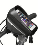 FIXATO Suport de telefon impermeabil, cu spatiu depozitare pentru Bicicleta/Motocicleta/Scuter/Trotineta, FIXATO, Negru (suport-telefon-tip9)