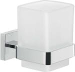 Sapho Gedy Elba - Suport periuțe și pastă de dinți, sticlă mată, crom A01013 (A01013)