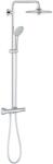 GROHE Euphoria - Set de duș cu termostat, diametru 26 cm, 3 jeturi, crom 26515000 (26515000)