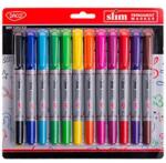 Daco Marker permanent SLIM set 12 DACO (6425871042685)