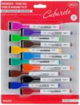 Daco Marker tablă magnetică set 12 cu burete DACO (6425871030095)
