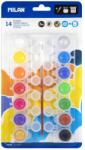MILAN Acuarele cu Pensula MILAN, Model Guasa, 14 Culori, 5 ml (8411574036418)