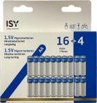 ISY IBA-2001 AA elem - 1, 5V, 16+4 db (2V000210)