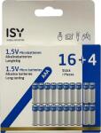 ISY IBA-1001 AAA elem - 1, 5 V, 16+4 db (2V000209)