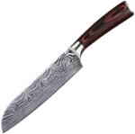 Foxter vadászkés, univerzális, 31 cm, acél és fa, ergonomikus nyél (SIM662987)