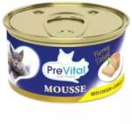 PreVital Nedves Macskaeledel konzerv Mousse csirke 85g