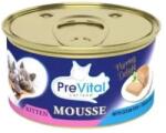 PreVital Nedves Macskaeledel konzerv Mousse junior óceáni halas 85g