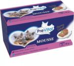 PreVital Nedves Macskaeledel konzerv Mousse vegyes junior 4x85g