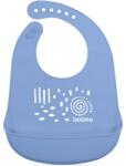 Baboo Silicone Bib előke Blue Haze, 4m+