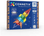 Connetix 30 db-os mágneses építőjáték világító elemmel (CT-L-00030-RO)