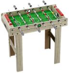 Flippy Futballasztal pályával és 18 flippy játékossal, 6 fogantyúval, eredményjelzővel, fém, fa és ABS, 81 x 43 x 78 cm, lábakkal, gyerekeknek/felnőtteknek, szürke (125768)