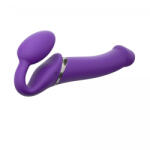Strap On Me Vibrációs strap on dildó öv nélkül L méret, lila