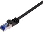 Safer Patchcord S/FTP Cat 6A, 0.5M, Negru , SFTP6A-0.5M-BL, SAFER (SFTP6A-0.5M-BL)