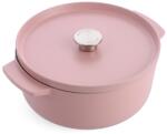 KitchenAid Caserola din fonta KitchenAid 26cm, 5.2L, roz uscat, rezistenta si versatila (87607265)