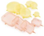 InnovaGoods Set 10 Capace Reutilizabile Ajustabile InnovaGoods, Silikon, Airtight, Galbene (12791120)