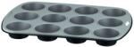 Lagostina Tava pentru 12 Muffins Lagostina Gustosa, antiaderenta, 38 x 27 cm, neagra (9340743)