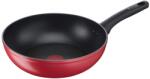 Lagostina Wok Antiaderent Lagostina Mediterranea, 28 cm, Culoare Rosie (93490191)