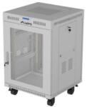 Lanberg Rack Lanberg FF01-6615-23SL, 19 inch, 15U, 600 x 600 mm, Grey (FF01-6615-23SL)