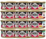VOSKES Soup Mix ízek 12x50 g marhahúsos, csirkés, lazacos és tonhalas leves macskák számára
