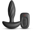 NS Novelties Dop Anal Renegade Flash, Remote Control, 6 Viteze, 13 Moduri Vibratii, Silicon, USB Magnetic, Negru, 10.3 cm