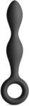NS Novelties Dop Anal Renegade Slim, Silicon, Negru, 12.7 cm