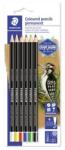 STAEDTLER Jelölőceruza készlet mindenre író vízálló "Lumocolor(R) permanent glasochrom 108 20", 6 különböző szín TS10820BK6C (TS10820BK6C)
