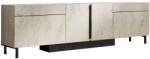 Hanah Home TV Stand Travertine Paris - Travertine - pepita - 74 690 Ft