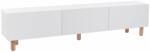 Hanah Home TV Stand White Alvin - White