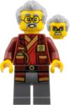 LEGO® Minifigurină LEGO Ninjago - Dr. Sanders Saunders (Krux Disguise) njo1026 (njo1026)