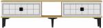 Hanah Home TV Stand Sapphire Oak White Yuka 150 - Sapphire Oak, White