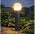 Kanlux 46086 - STONO kültéri lámpa mozgásérzékelővel 1xE27/15W/230V 80 cm IP65 antracit 46086 (KX2748)