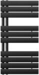  Solaro Design törölközőszárító radiátor 1000x500 mm fekete - pepita - 45 989 Ft