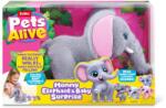 Pets Alive Set de joaca interactiv, Pets Alive, Mama Elefant si Puii sai (N01009622_001w)