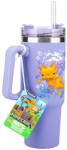 Paladone Cană de călătorie izolată Paladone Minecraft cu pai - mov, 900 ml (PP14948MCF)